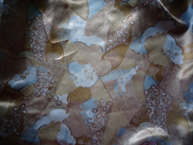 Gardinen Übergardinen, vermutlich Polyester, Brauntöne, 2 Schals 19,00 Euro