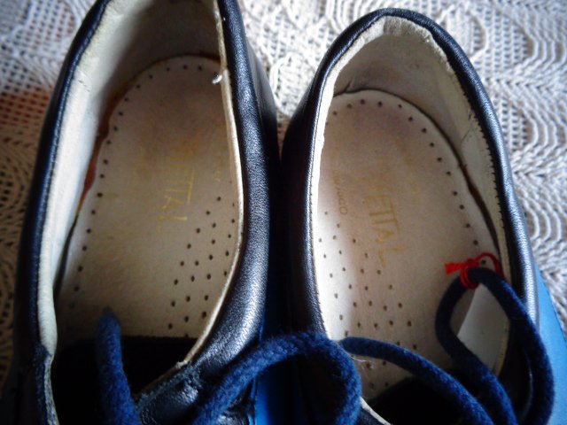 #Kinderschuhe Mädchenschuhe Gr. 36, Halbschuhe, Fußbett, Leder 