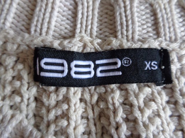 #Pullover, Mustermix, Strickpullover, Gr. XS, Rundhals, naturfarben