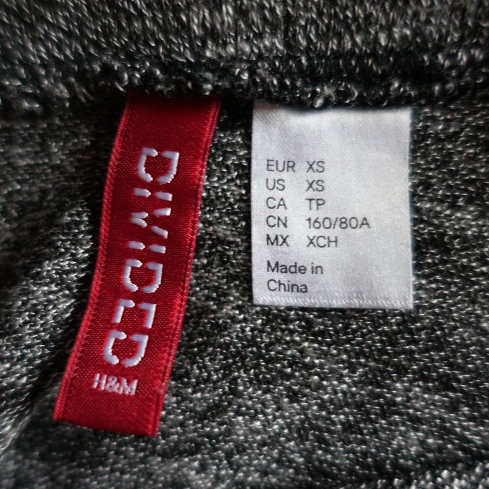 Pullover Strickpullover Longpulli Strickshirt Minikleid, Gr. XS bzw. ca. Gr. 34, anthrazit, H&M Divided