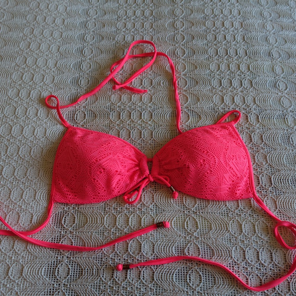 Bikini-Oberteil, Gr. 40, pink, Marke: H&M, ohne Bügel