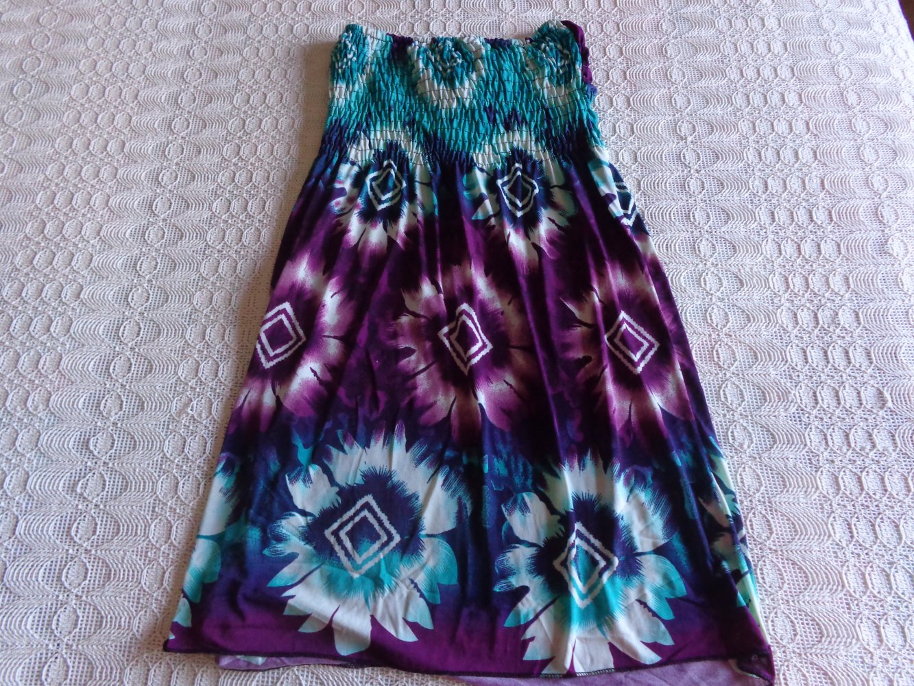 Vintage - Neckholder, Top, ca. Gr. S, bzw. ca. Gr. 36, C' Magnifique, bunt