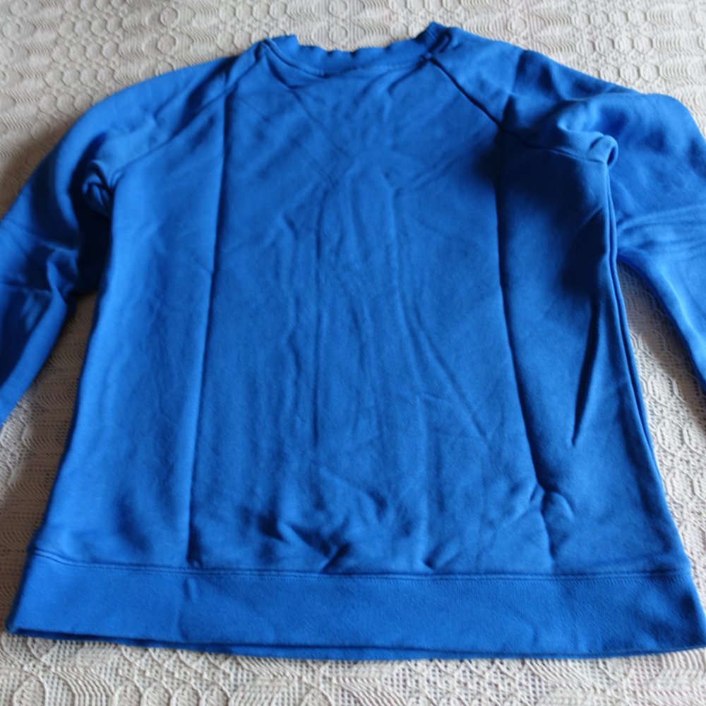Sweatshirt, adidas, Gr. 40, ca. Gr. M, blau