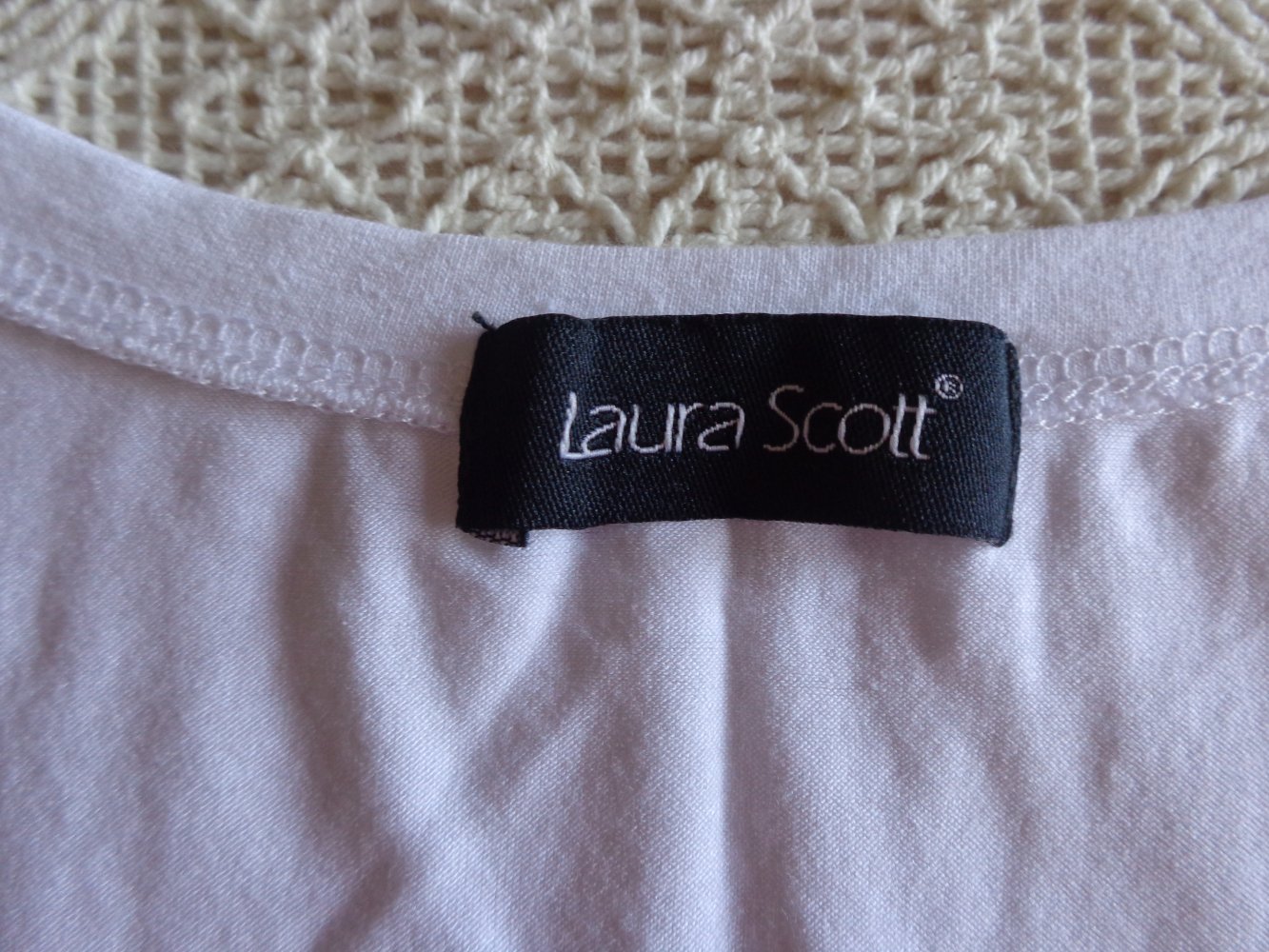 Vintage - Top, Shirt, Longtop, Gr. 32 bzw. ca. Gr. XXS, weiß/bunt