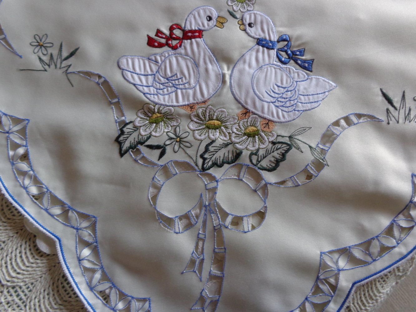 Tischleinen - Decke, Mitteldecke, Tischdecke, ca. 86 x 86 cm, jede Decke 10 Euro