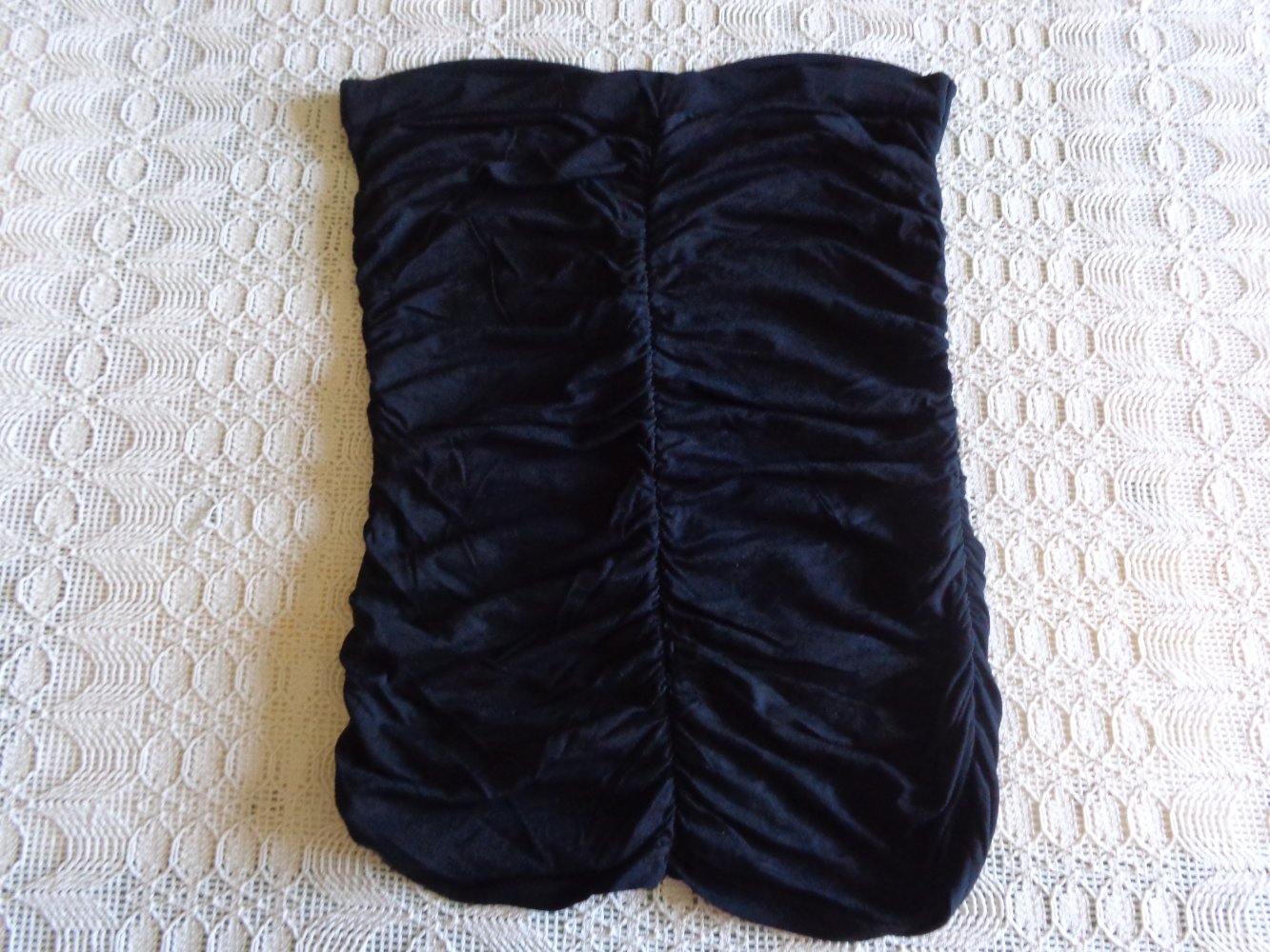 Vintage - Top, Tube-Top, Gr. XS bzw. ca. Gr. 34, schwarz, Amisu