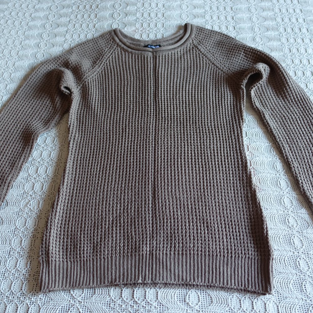 Pullover, Strickpullover, Gr. S bzw. Gr. 36, khaki, FashionNova