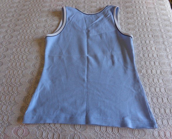 Sporttop, Trägerhemd, Top, Hemd, hellblau, Gr. 38/40 bzw. ca. Gr. M