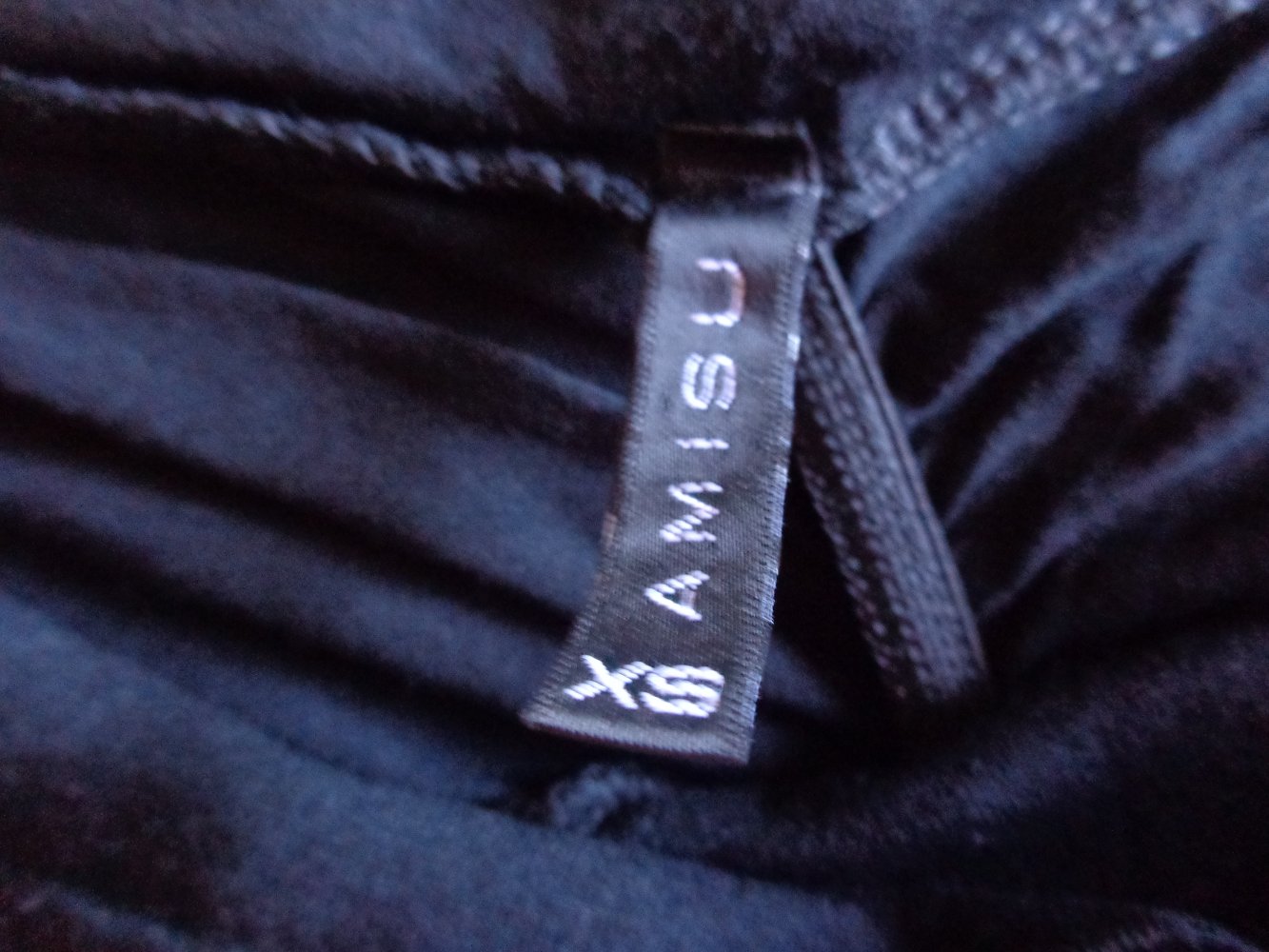 Vintage - Top, Tube-Top, Gr. XS bzw. ca. Gr. 34, schwarz, Amisu