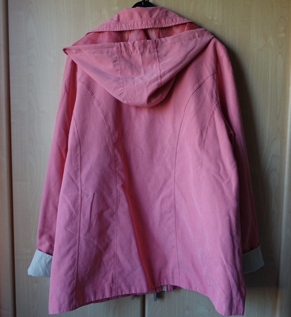 Jacke, Kapuzenjacke, rosa/beige, Gr. L, Marke: FRANZTEX