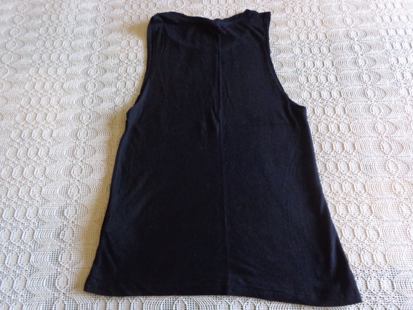 Vintage - Top, Shirt, Gr. XXS bzw. ca. Gr. 32/34, schwarz/weiß, Tinkerbell