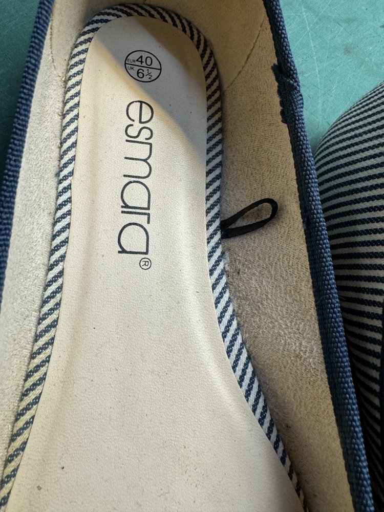 Ballerinas gestreift 