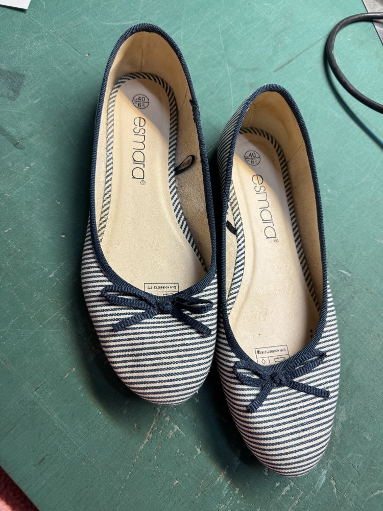 Ballerinas gestreift 