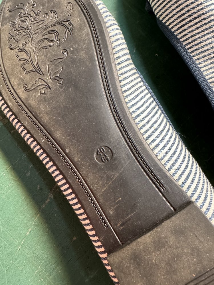 Ballerinas gestreift 