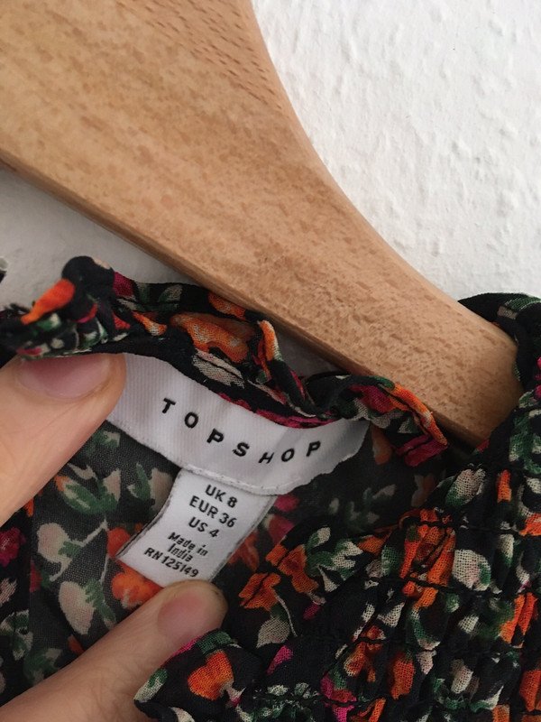 Bluse mit Blumenprint millefleurs