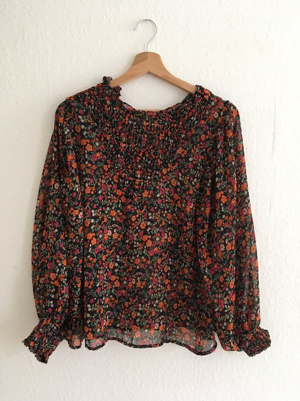 Bluse mit Blumenprint millefleurs