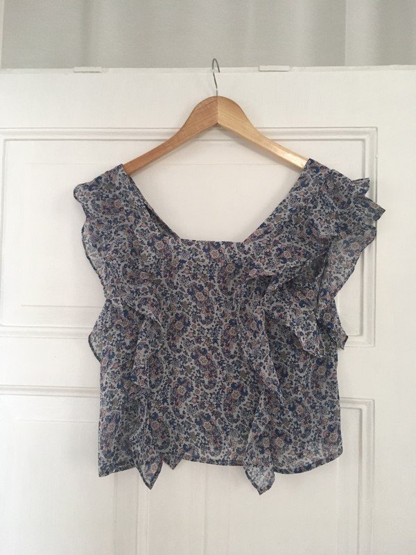 Leichte Bluse Mango mit Paisley-Muster Blumenmuster Millefleurs