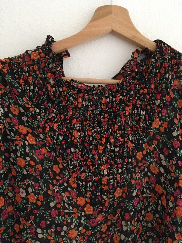 Bluse mit Blumenprint millefleurs
