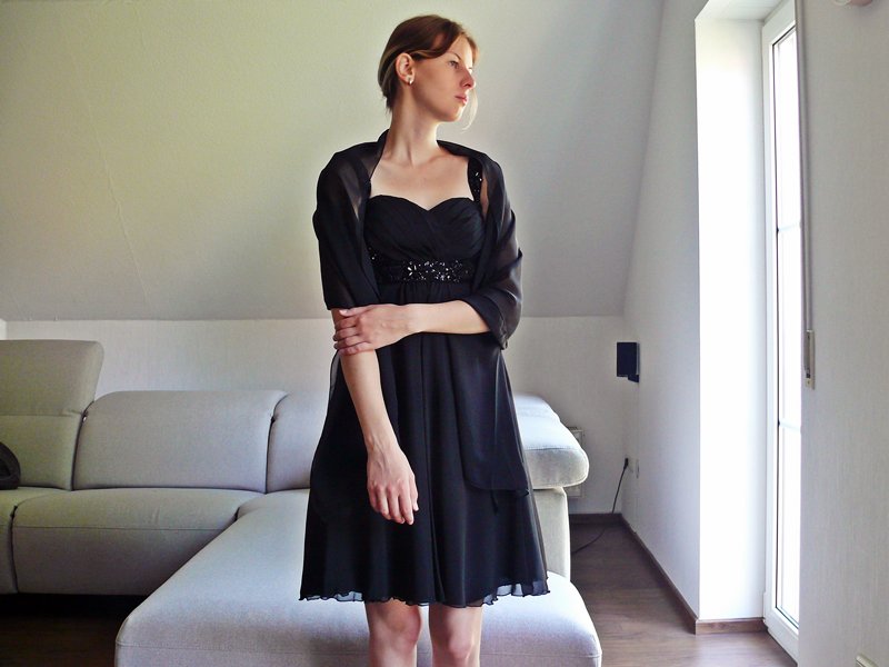 Besticktes Abendkleid Konfirmationskleid Abschlussballkleid Festlich Jugendweihe