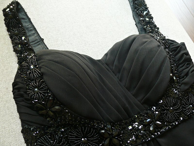 Besticktes Abendkleid Konfirmationskleid Abschlussballkleid Festlich Jugendweihe