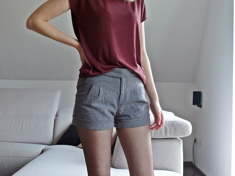 Kurze Tweed-Shorts | Mango