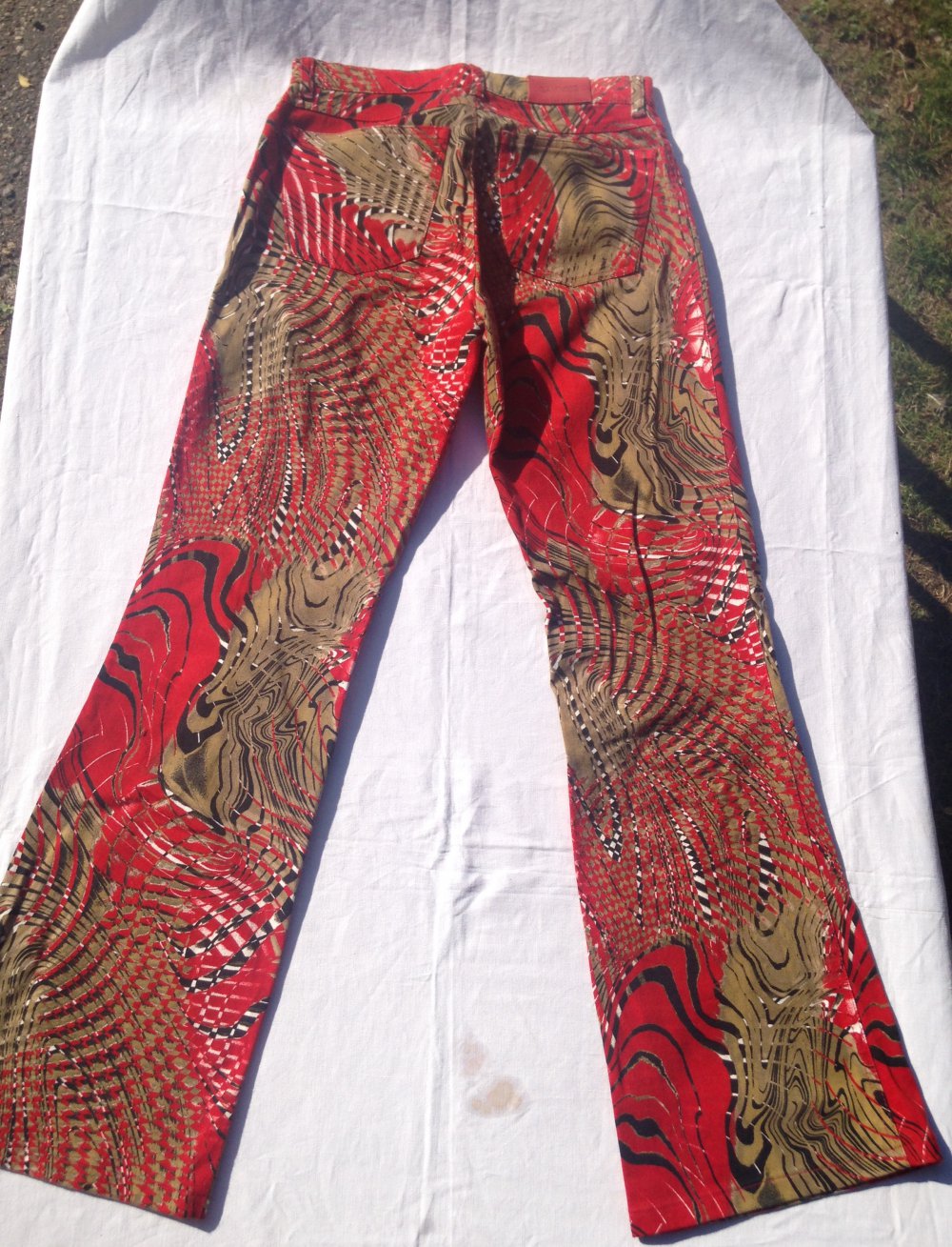 Schlaghose bunt gemustert