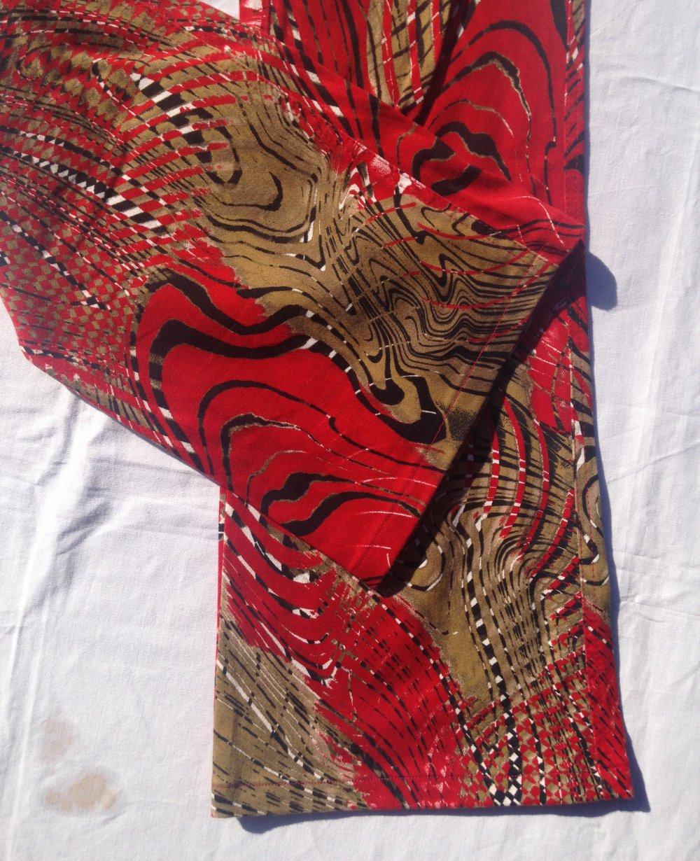 Schlaghose bunt gemustert