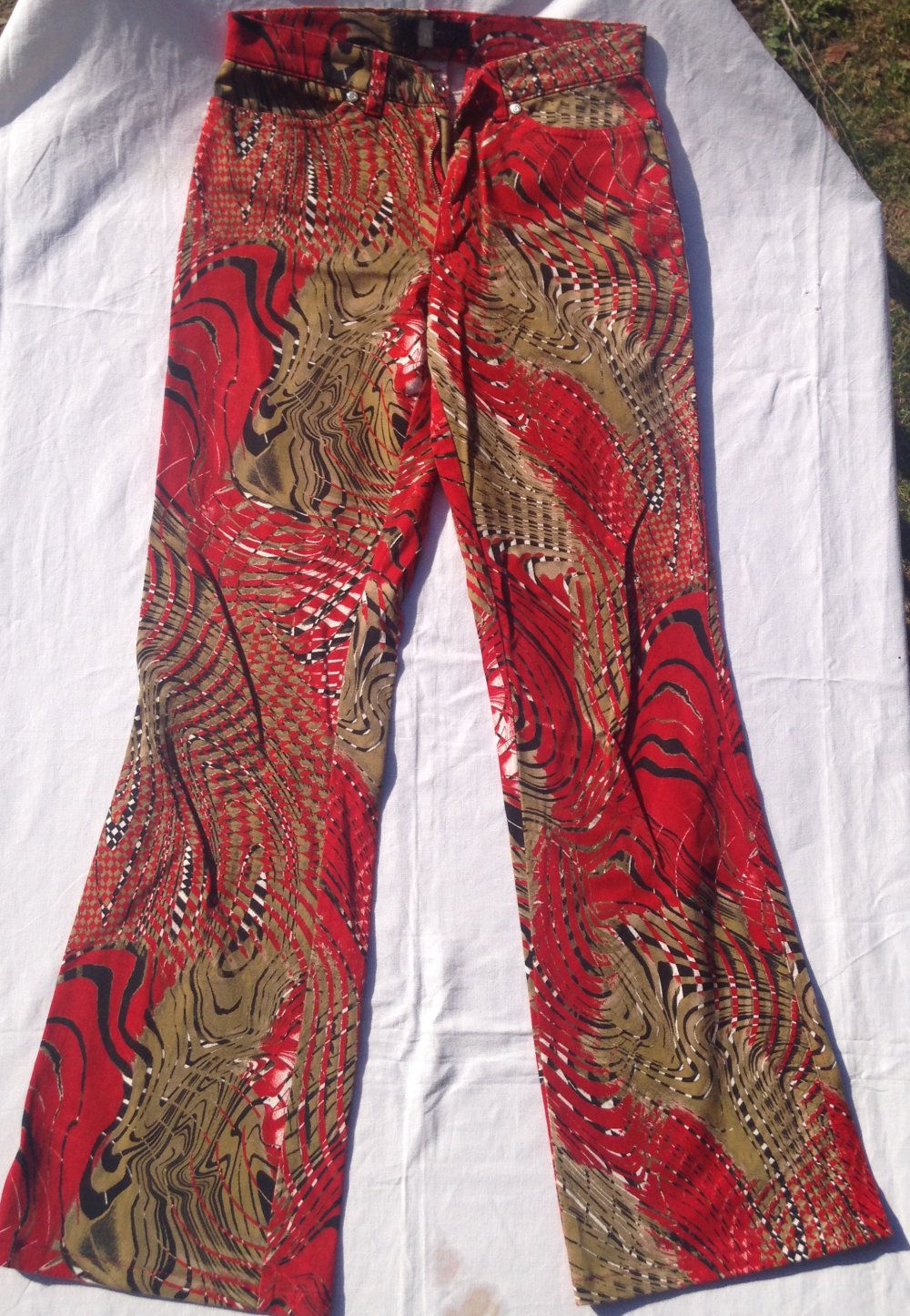 Schlaghose bunt gemustert