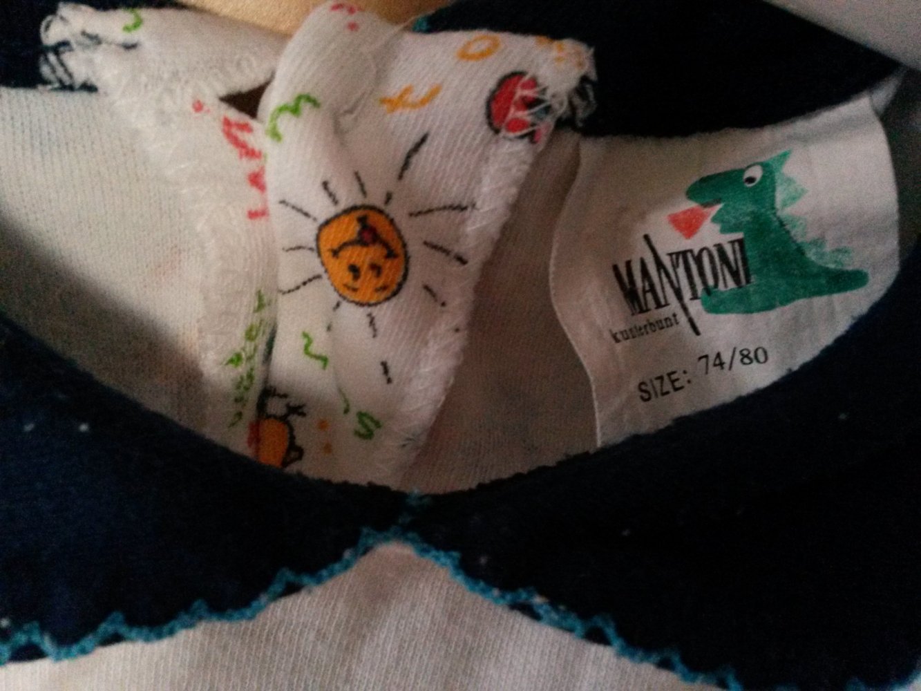 einteiliger Sommerschlafi in Gr. 74/80 von Mantoni