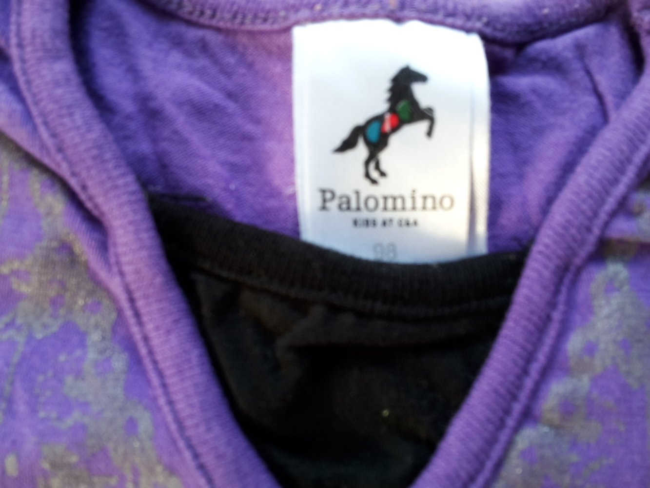 schönes LAShirt mit Glitzer in Gr. 98