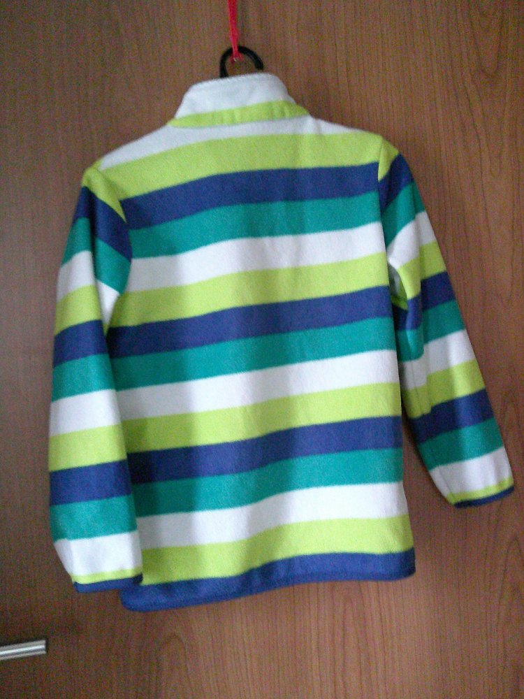 gestreifte Fleecejacke von Topolino Größe 128