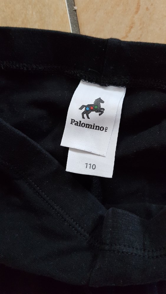 schwarze Leggings Gr. 110 palomino