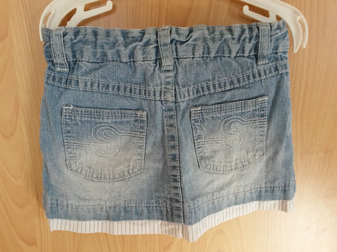 Jeansrock Snoopy Gr. 74 von H&M