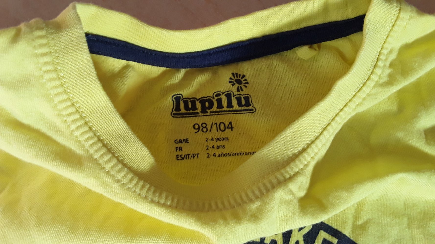 2 T-Shirt 98/104 von Lupilu kaum getragen
