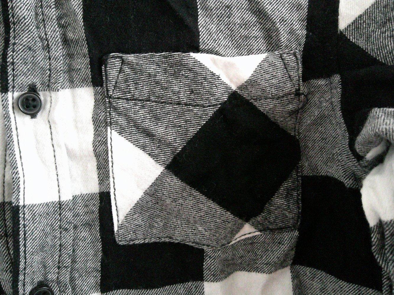 Hemd aus Baumwollflanell Gr. 134 von H&M