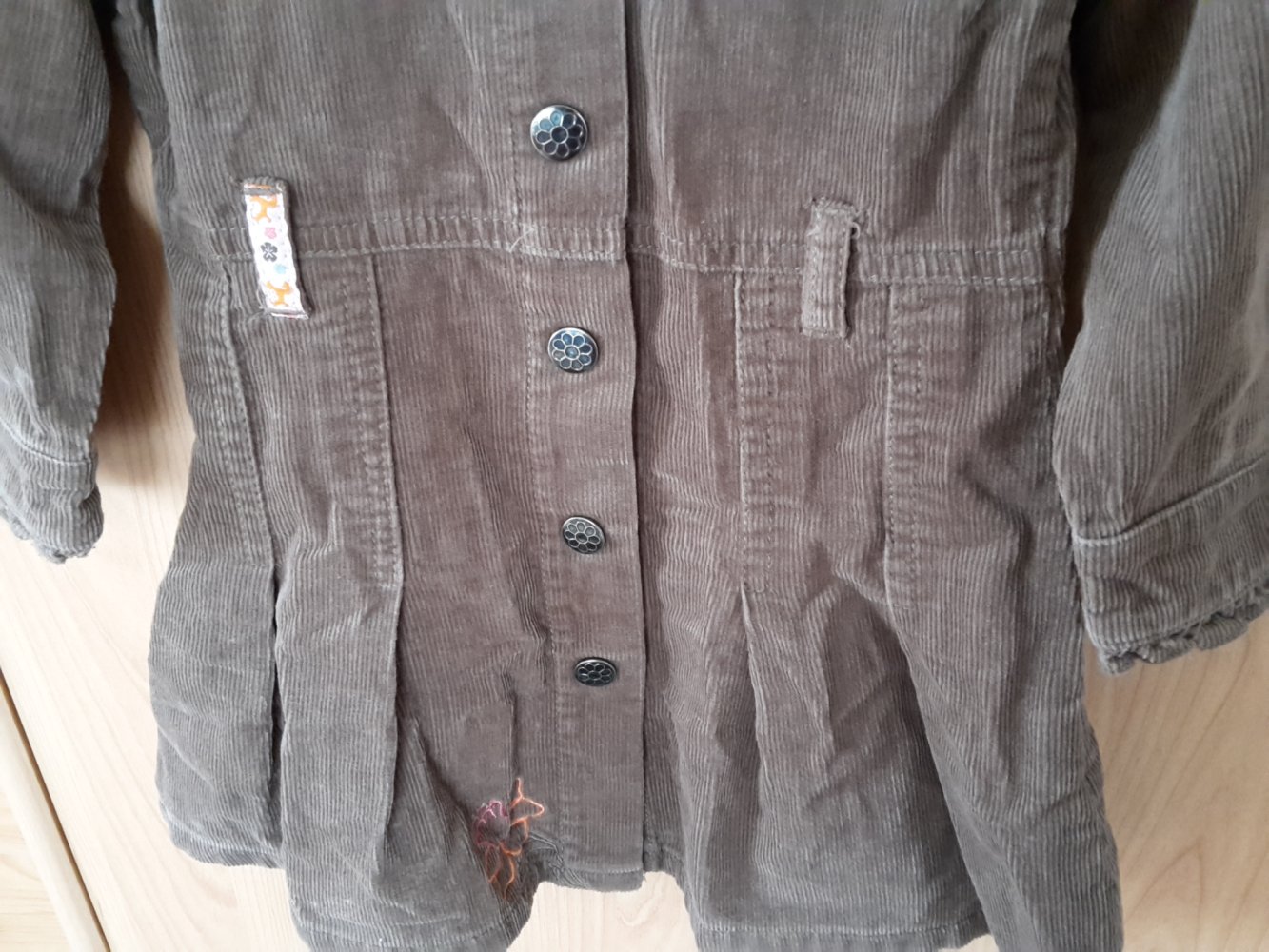 schönes LA-Cordkleid in Gr. 86 von Topolino