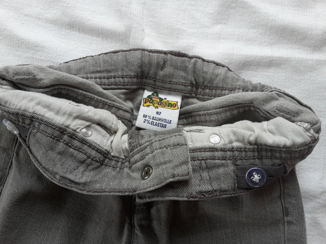 graue Jeans in Gr. 92 