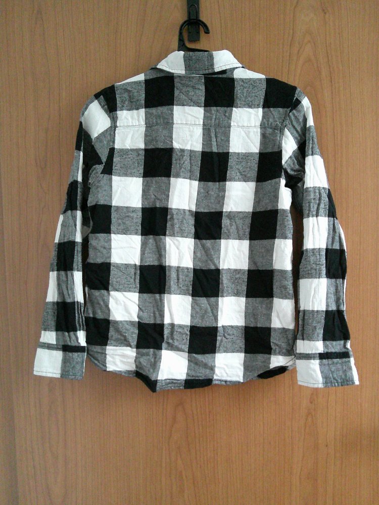 Hemd aus Baumwollflanell Gr. 134 von H&M