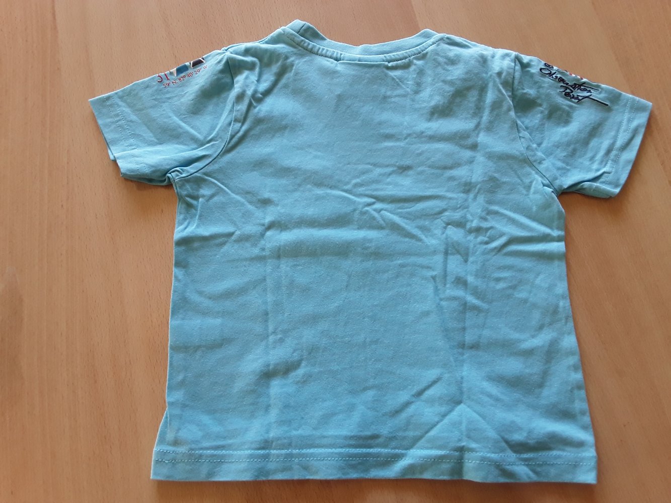 türkisfarbenes T-Shirt in Gr. 98 von Topolino