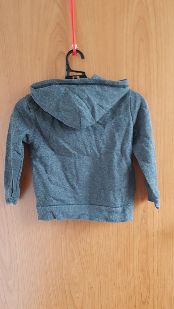 graue Sweatjacke Gr. 98/104 von H&M