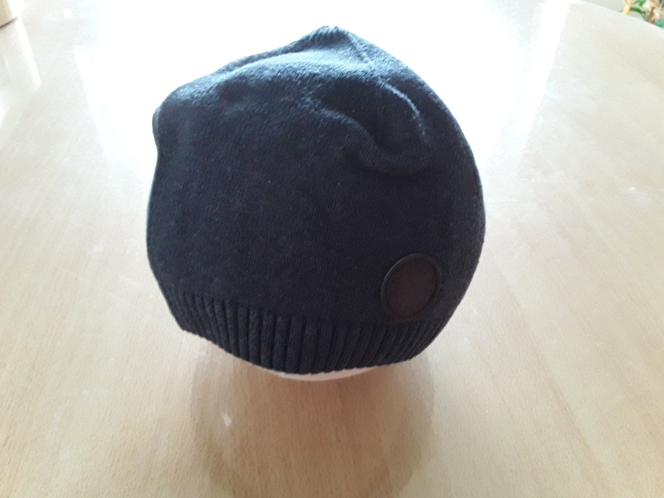 dünne dunkelblaue Mütze in Gr.86/92 von H&M