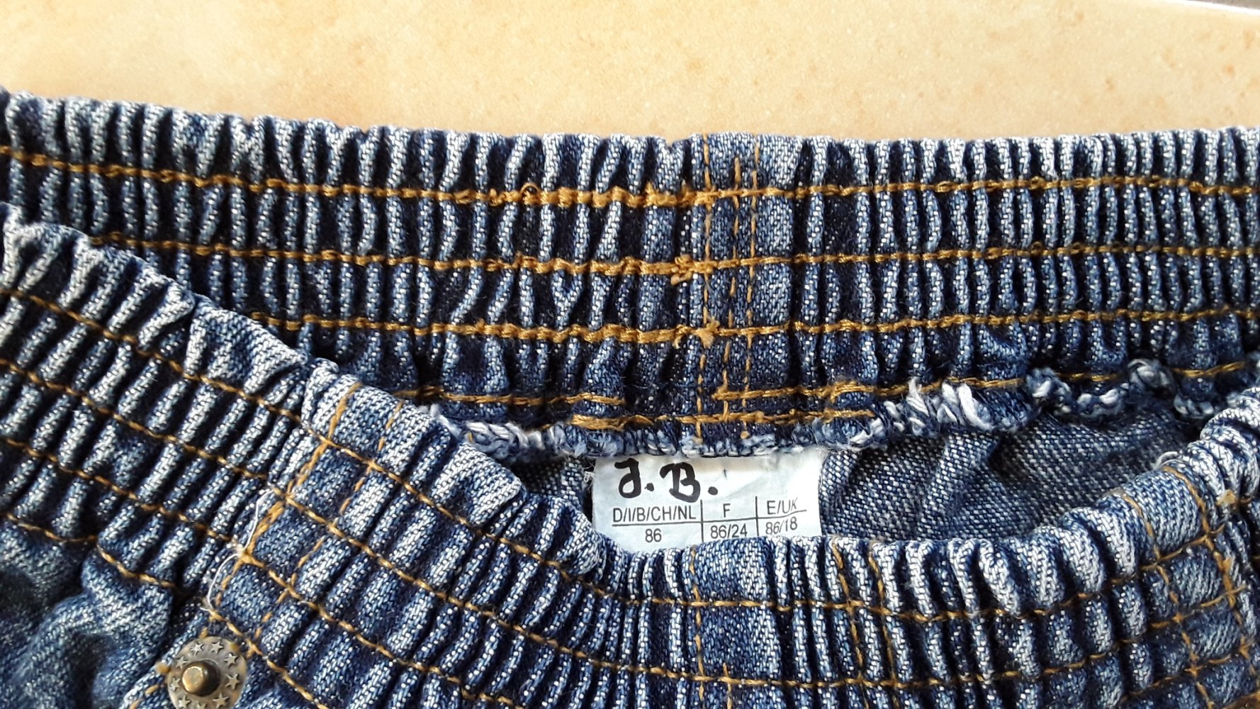 Schlupfjeans Gr. 86