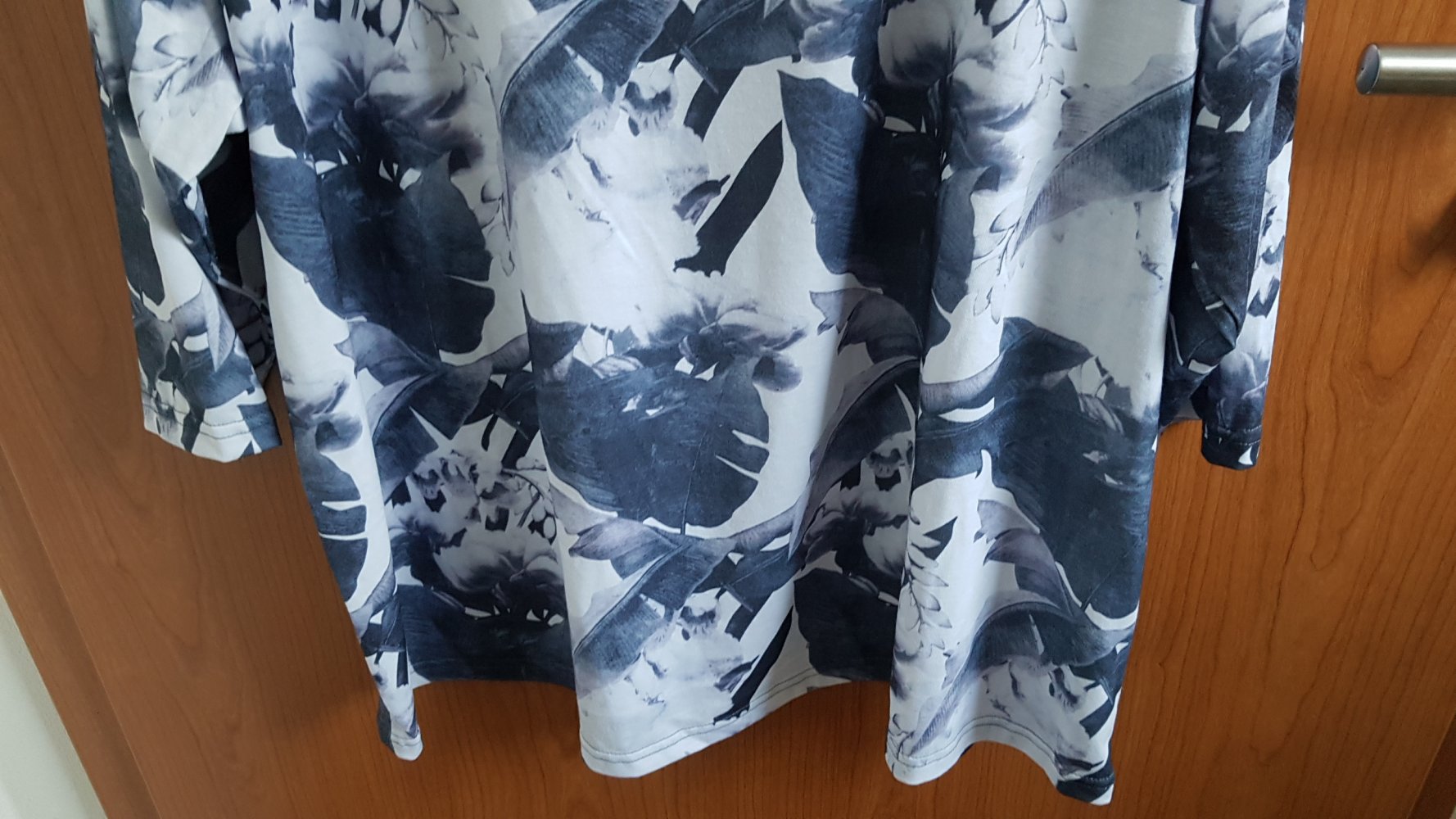 gemustertes Shirt Gr. 52 von Helena Vera (HSE 24) - dreiviertel Arm