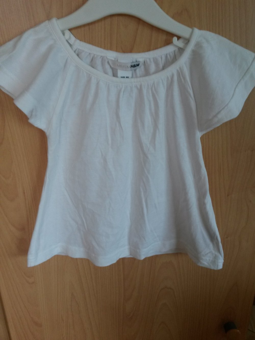 weiße Tunika in Gr. 86 von H&M