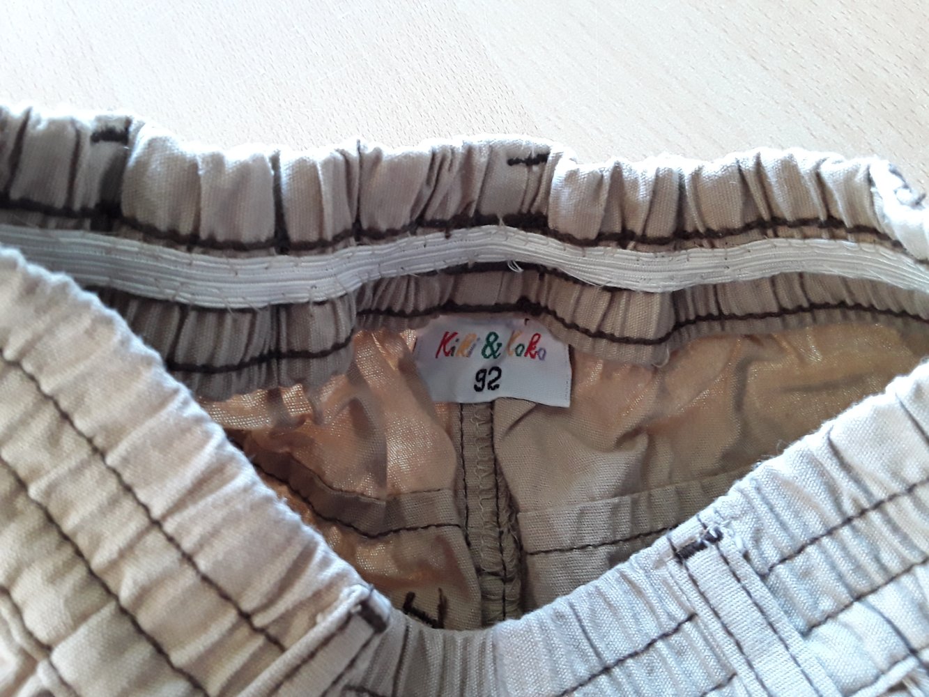 beige Shorts in Gr. 92