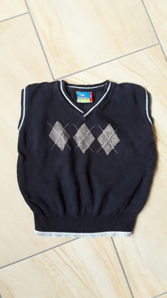 dunkelblauer Pullunder in Gr. 104 von Topolino