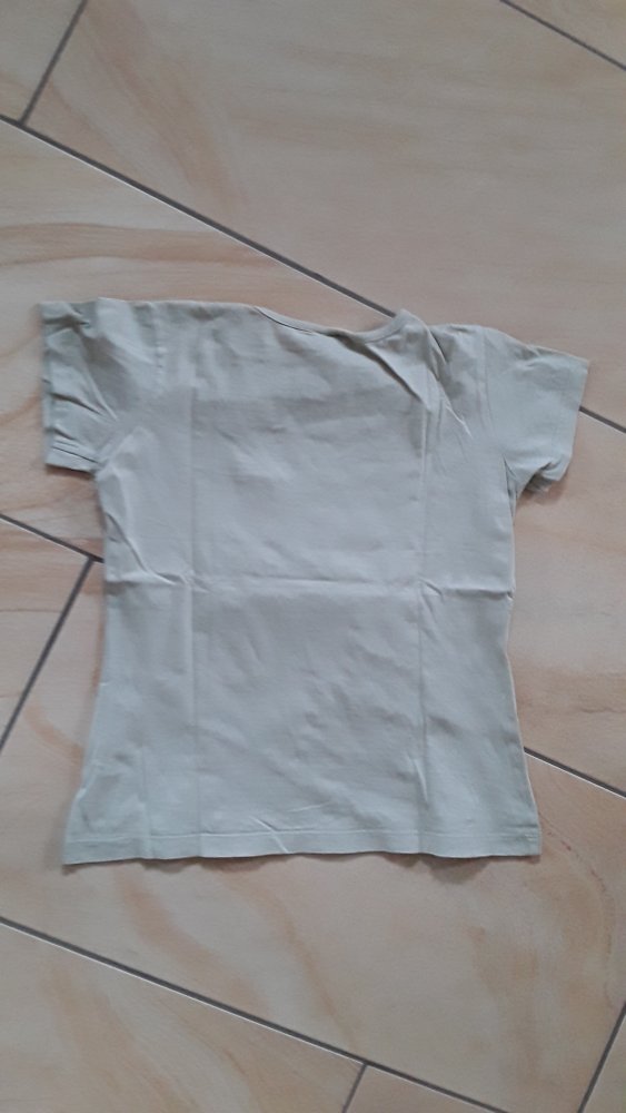 beigefarbenes T-Shirt Gr. 140/146 Hello Kitty