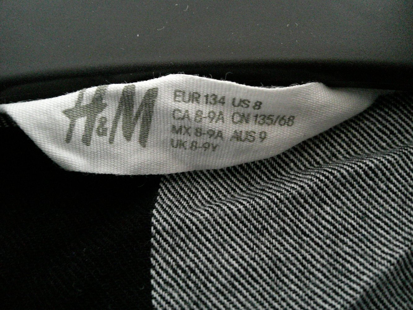 Hemd aus Baumwollflanell Gr. 134 von H&M