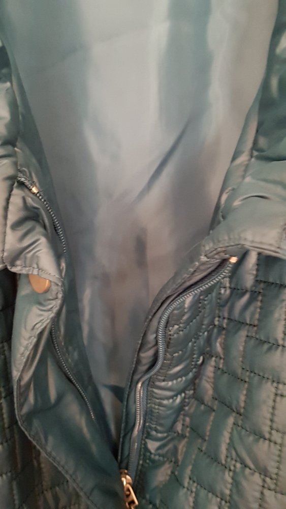 neue Steppjacke für den Übergang in petrol Gr. 54 