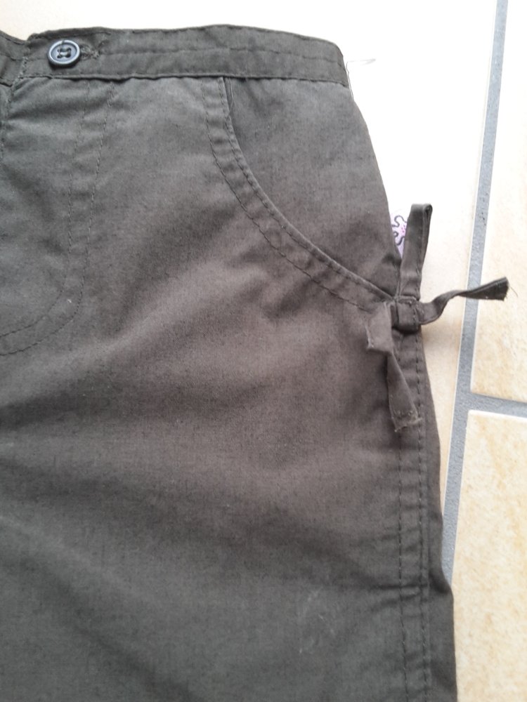 Sommerhose khakifarben in Gr. 86 